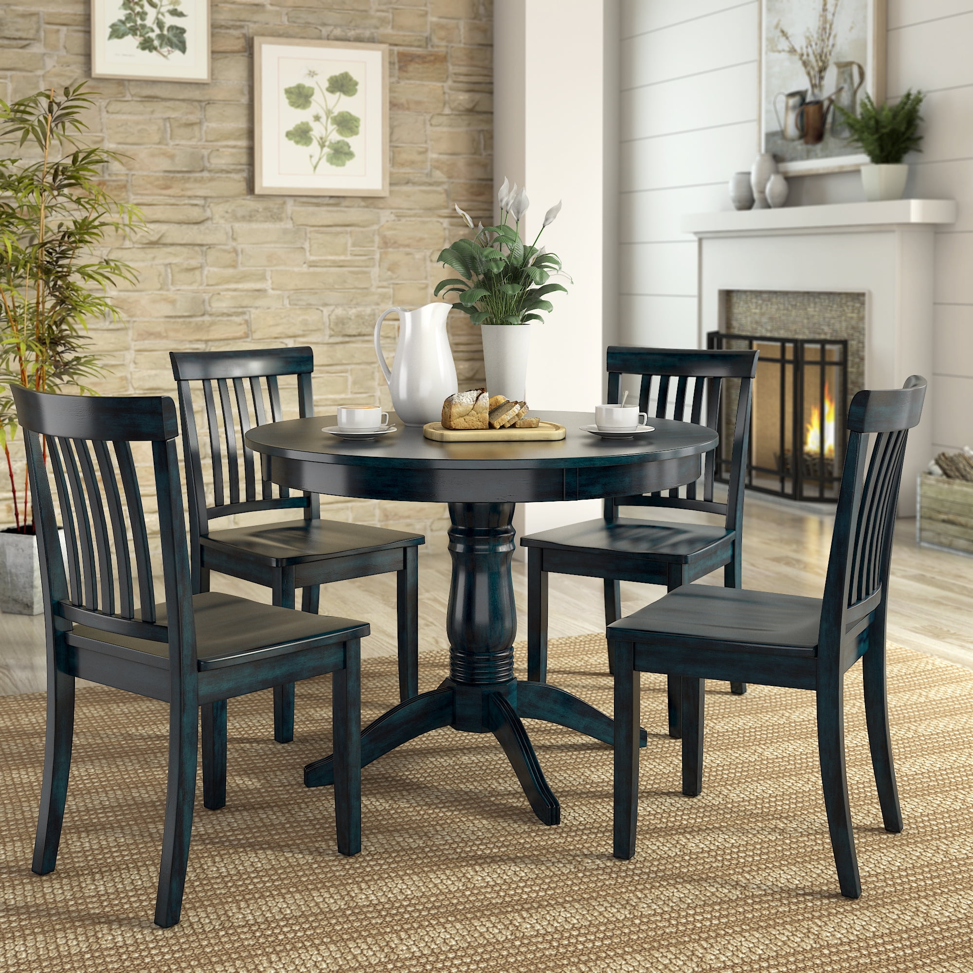 Simple Round Dining Set 