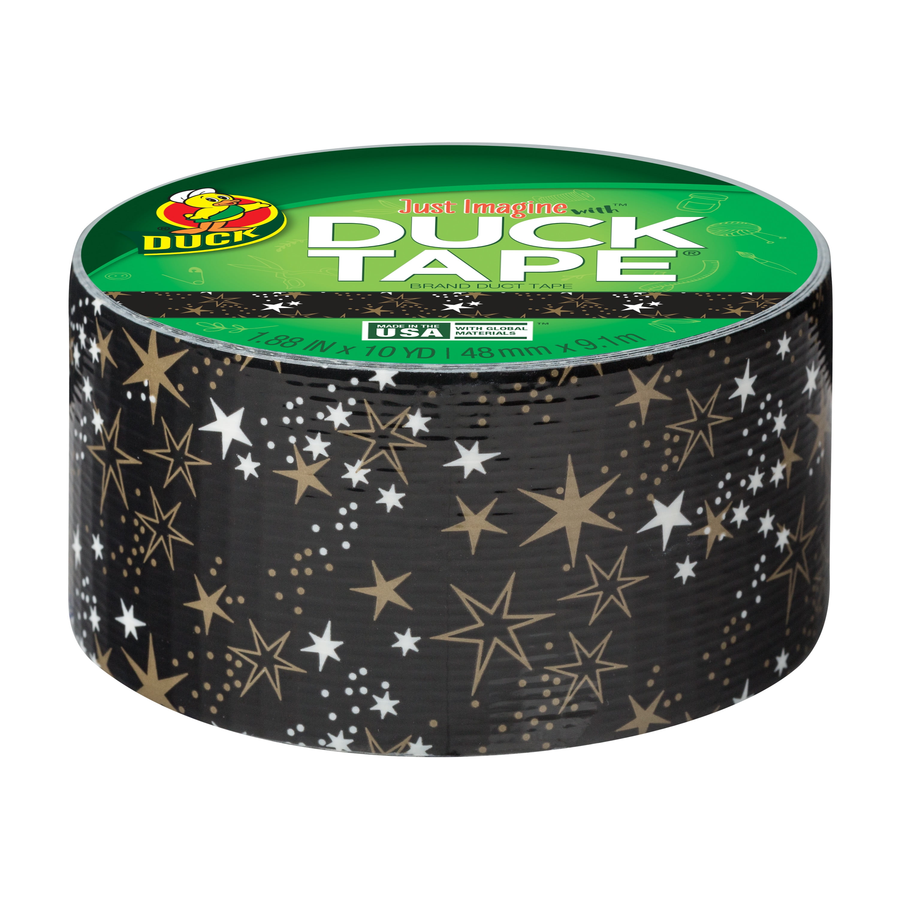 Duck Tape 1.88 In. x 10 Yd. Printed Duct Tape, Gold Metallic - Parker's  Building Supply