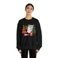 thumbnail image 4 of Basketball Christmas Tree Sweatshirt, Gift for Basketball Lover, 4 of 4