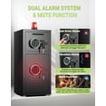 thumbnail image 6 of Omethey 6.0 Cub Heavy Duty Safe Box with Dual Alarm System, Digital Safe with Deposit Slot and Backlit Keyboard, Ideal for Home, Office, Hotel, 6 of 11