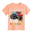 thumbnail image 4 of Toddler Boys Girls 100 Days of School Shirt Kids Happy 100th Day of School Tshirt Kindergarten Tee Tops (4y-6y) School Crayons Shirt, 4 of 4