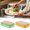 A,B, variant on Natural Scrub Sponge, Non-Scratch Biodegradable Scrubbing Sponge with Tough Scouring for Kitchen and Bathroom, Multicolor, 11 x 7cm, Mixed Materials, Includes 1 Sponge