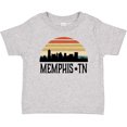 thumbnail image 3 of Inktastic Memphis Tennessee Skyline Retro Sunset Boys or Girls Baby T-Shirt, 3 of 5