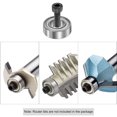 thumbnail image 4 of Unique Bargains 3/16' I.D. 3/8' OD 1/8' Thick Bearing Accessory Kit Top Mounted for Router Bit (#5-40 x 3/8' Screws) 6 Pack, 4 of 4