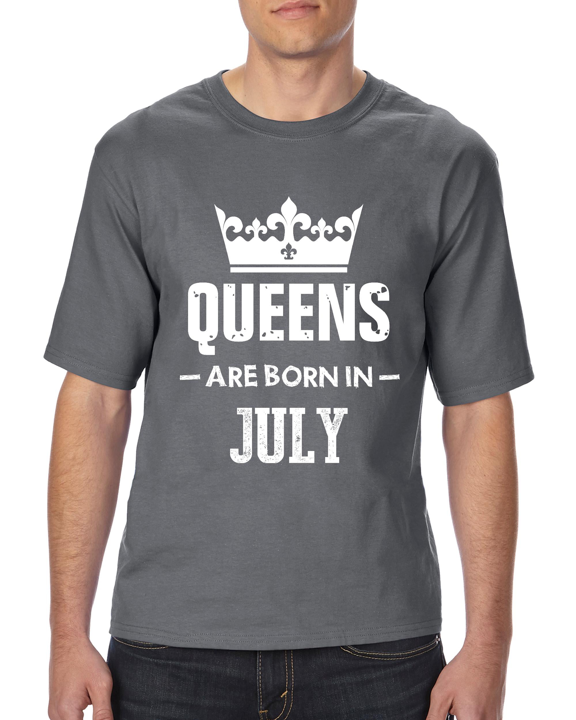 Artix - Big Men's T-Shirt, up to Tall Size 3XLT - Birthday Gift Queens ...
