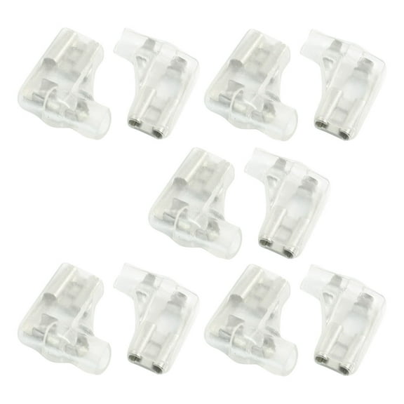 Unique Bargains 10Pcs 6.3mm Crimp Terminal Spade Receptacle Wire Connector w Insulating Case