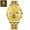 Gold, variant on Elegant Quartz Watch for Men – Steel Case, Chronograph Display, and Night Visibility