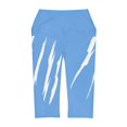 thumbnail image 2 of Effete Feline Claw Marks Scratch Yoga Capri Leggings (AOP), 2 of 8