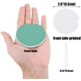 thumbnail image 2 of RYLABLUE Simple Herringbone Leaf Pattern Green Set of 2 Car Coaster for Drinks, Absorbent Ceramic Stone Coasters Cup Mat with Cork Base for Home Kitchen Room Coffee Table Bar Decor, 2 of 5