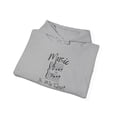 thumbnail image 5 of Music is My Sport Hoodie, Gift for Music Lover, Music Pullover, 5 of 5