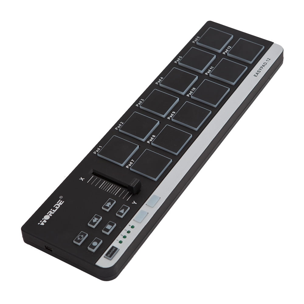 MIDI keyboard,12 Drum Pad Portable Usb Rookin Midi Eryue Studio Or Party. Qahm Midi Mewmewcat Portable Studio Padi Studio Or Usb 2 Drum