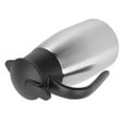 thumbnail image 4 of Large Capacity Press Type Thermal Kettle Inner Tank 304 Stainless Steel Thermal Coffee Carafe for Home Student Stainless Steel Color 1.5L, 4 of 7