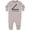 AC-Heather Grey, variant on I'm Acute Baby Funny Math Pun Baby Fleece Romper