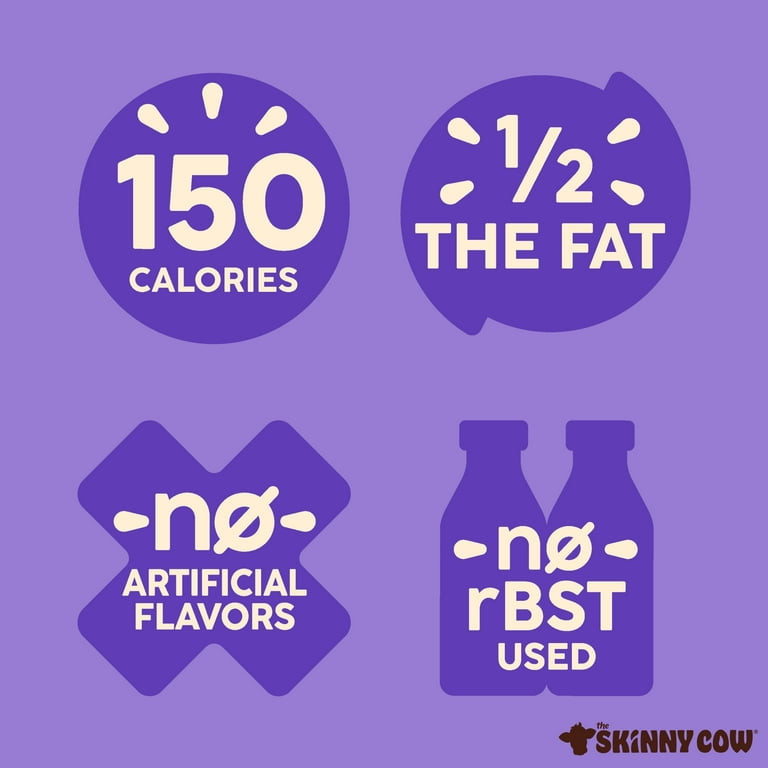 Skinny Cow Chocolate and Vanilla Double Trouble! Light Ice Cream Sandwiches, 4 Count