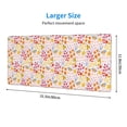 thumbnail image 3 of Pofeuu Colorful Floral Print Desk Mat for Keyboard and Mouse，Computer Desk Matt for Desktop，Large Mouse Pad for Desk，Desk Pads on Top of Desks 12x31.5in, 3 of 8