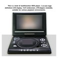 thumbnail image 3 of 7.8 Inch 16:9 Widescreen 270° Rotatable LCD Screen Home Car TV DVD Player Portable VCD MP3 Viewer With Game Function ,Swivel Screen, 3 of 5