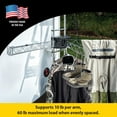 thumbnail image 5 of Stromberg Carlson CL-35 Clothesline; Extend-A-line; Mount To Ladder; 35 Inch Of Line Space; Chrome Plated; With 6 Independent Arms/ Aluminum Mounting Bracket/ Plastic Clothesline Housing Assembly, 5 of 6