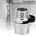 thumbnail image 3 of Shower Valve Adapter, 1/2in Shower Head Sprayer Control Valve Shut Off Valve Adapter Toilet Water Control Valve Bathroom Accessories, 3 of 9