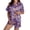 Z147-Purple, variant on Halloween Pajamas for Women Plus Size Silk Satin Classic Elastic Waist Pumpkin Ghost Pattern Summerween Pajamas Notch Collar Sleepwear Lounge Sets S-3xl