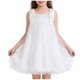 thumbnail image 1 of Vestido sin mangas con cuello redondo hasta la rodilla Vestido de malla con lazo y lentejuelas para niña Vestido camisola brillante para bebé Vestido sin mangas con cuello redondo hasta la rodilla Ves, 1 of 4