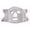 gray, variant on Full Face Cooling Mask with Adjustable Straps for and Cold Therapy, Soft Polyester Fiber Design for Soothing Relief