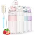 thumbnail image 1 of Water bottle with straw, 1L, 1 of 5