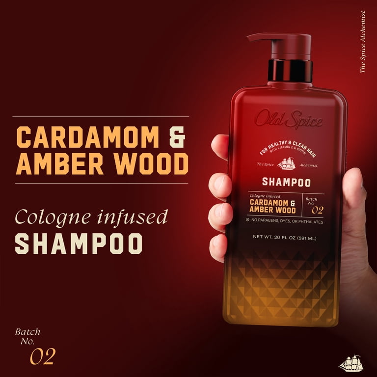 Old Spice Mens Shampoo, The Spice Alchemist Collection, Cardamom