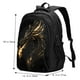 thumbnail image 5 of Balery Black And Gold Fire Dragon Mochila con carga USB para hombre y mujer - Mochila impermeable y antirrobo para laptop con puerto USB para viajes, trabajo, 5 of 7