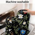 thumbnail image 5 of Pioneer Flower Floral Print Pattern Bathroom Rugs Mat, Non Slip Microfiber Bathroom Rug with Rubber Backing, Soft Mats for Bathroom Floor Tub Shower, 17"x27", 5 of 5