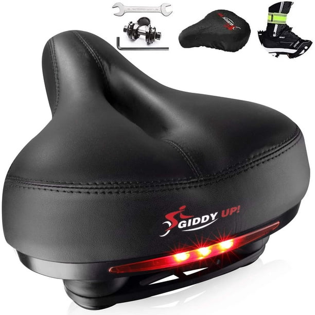 Giddy Up! Bike Seat Most Comfortable Memory Foam Waterproof Bike