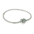 thumbnail image 2 of Pandora Moments Silver Charm Bracelet With Heart Clasp 590719-23, 2 of 13