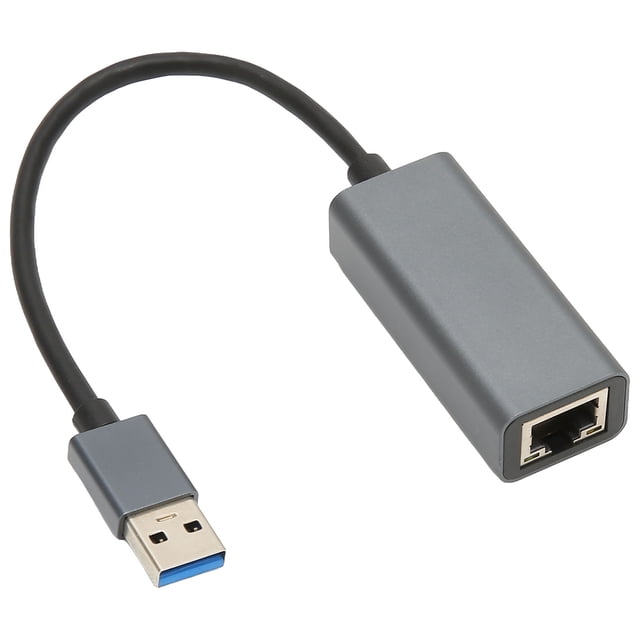 Adaptateur USB Ethernet, Adaptateur USB vers RJ45 Adaptateur USB B vers R Adaptateur USB Ethernet pour Win Compact et Léger