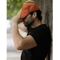 thumbnail image 3 of Gorra de Gamuza Unisex Talla Ajustable Brunel Naranja, 3 of 6