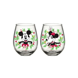 Disney 46040 Mickey & Minnie Kissing Wine Glass Set - 14.5 oz, 1 - Fry's  Food Stores