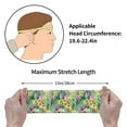 thumbnail image 5 of Easygdp Watercolor Blooming Cactus Sports Headband Non Slip Headband Unisex for Head Circumference 19.6 - 22.4 inch, 5 of 9