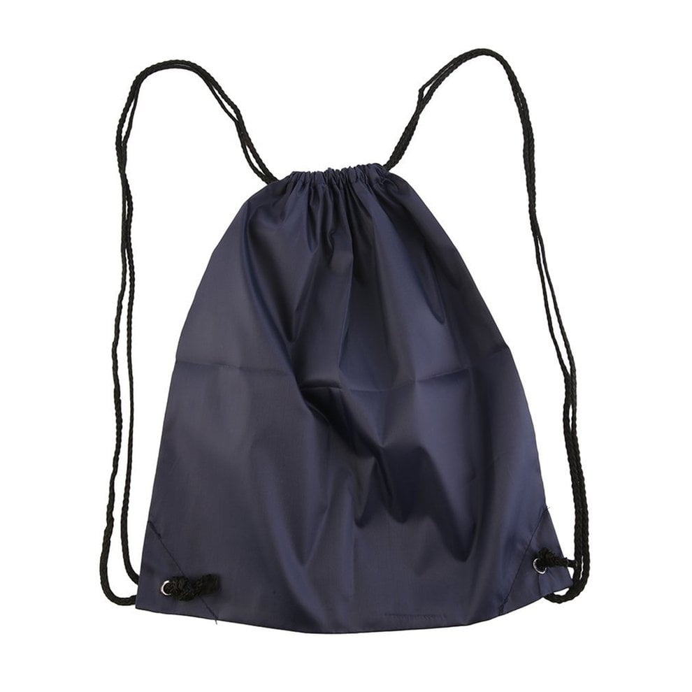 Drawstring Sports Bags Backpack Plain Waterproof Gym Swim School Dance Kid Pack 
