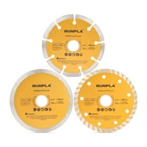 Gunpla 3 Pieces Diamond Cutting Blade 115mm for Angle Grinder 7/8 inch Arbor with Reducing Ring 5/8 inch