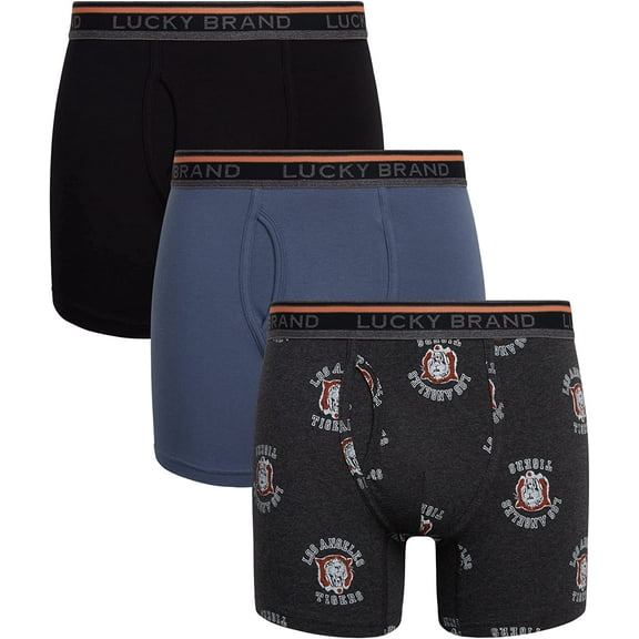 LUCKY BRAND BOXER X3 - 223 LA TIGERS - SMALL - MEN BRIEF UNDERWEAR PACK P257
