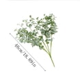 thumbnail image 3 of 2pcs Artificial Round Eucalyptu Leaf Stems Faux Greenerys Money Leaf Branches For Vase Arrangement Home Wedding Decor, 3 of 6