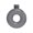 Gray, variant on NANMELX 350/800/1500ml Circular Water Bottle Portable Round Ring Leak Proof Cup Kettle