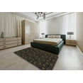 thumbnail image 4 of Ahgly Company Indoor Square Patterned Black PAT2951X Area Rugs, 8' Square, 4 of 6