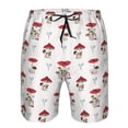 thumbnail image 3 of Goofa Different Mushrooms Printed Mens Swim Trunks Summer Quick Dry Short Beach Swimwear Bathing Suits-3X-Large, 3 of 9