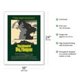 thumbnail image 2 of The Island of Dr. Moreau - Starring Burt Lancaster Michael York - Vintage Film Movie Poster by David Klein c.1977 - Fine Art Matte Paper Print (Unframed) 18x24in, 2 of 4