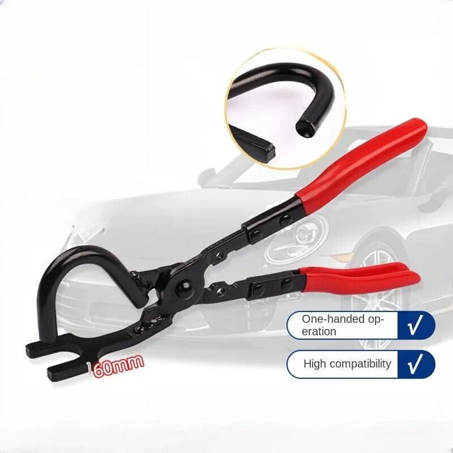 Car Muffler Maintenance Exhaust Hook Removal Rubber Pad Pliers Puller Tool -