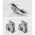 thumbnail image 4 of Set of 4 90 Degree Hinges + 8pcs Screws Damper Piston Compression Lifting Support Accessory for Joint Closing Door Kitchen Cabinet Furniture Cupboard, 4 of 4