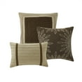 thumbnail image 6 of 7 PC Pieced Faux Suede Comforter Set Natural Queen, 6 of 12