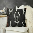 thumbnail image 2 of Man Cave Home Decorative Throw Pillows Covers, Funny Quote  Outdoor Pillow Case for Livingroom Bedroom, Boho Pillow Cushion Covers for Man Woman  White Black, 2 of 5