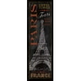 thumbnail image 2 of Knutsen, Conrad 11x24 White Modern Wood Framed Museum Art Print Titled - Paris Tours, 2 of 4
