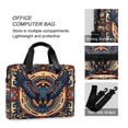 thumbnail image 4 of FORMRS 16" Laptop Bag Carrying Sleeve Case with Handle Travel Shoulder Briefcase, Blue Geometric Eagle, 4 of 8