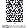 thumbnail image 2 of Cute Cow Print Blanket Soft Cozy Lightweight Gifts Blanket for Kids Adults, Animal Skin Plush Flannel Throw Blanket for Sofa Couch Bed Decor W50 xL60, 2 of 6